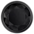 Evolved Black Gem - analpluggset metall svart sten silver