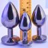 Playboy - analpluggsset - 3 delar (silver)