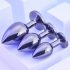 Playboy - analpluggsset - 3 delar (silver)