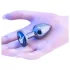 Playboy Tux - analplugg - liten - silver