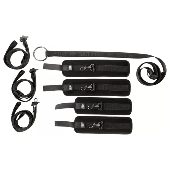 Sei Mio - sängfäste bondage set - svart