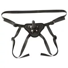 Sei Mio - strap-on dildo med sele - 12,5 cm - svart