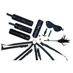 Sei Mio - bondage set för säng - svart