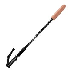   Master Series Dick Stick - teleskopisk stav med dildo (svart-natur)