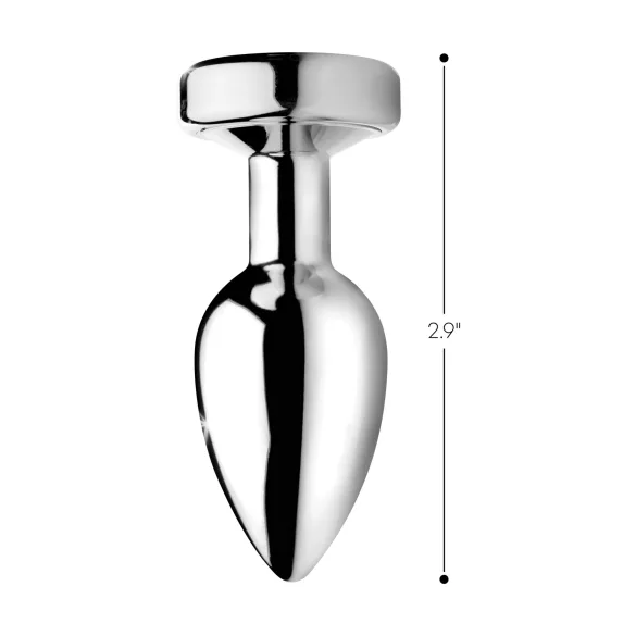 Booty Sparks - analplugg med ljus - liten - silver