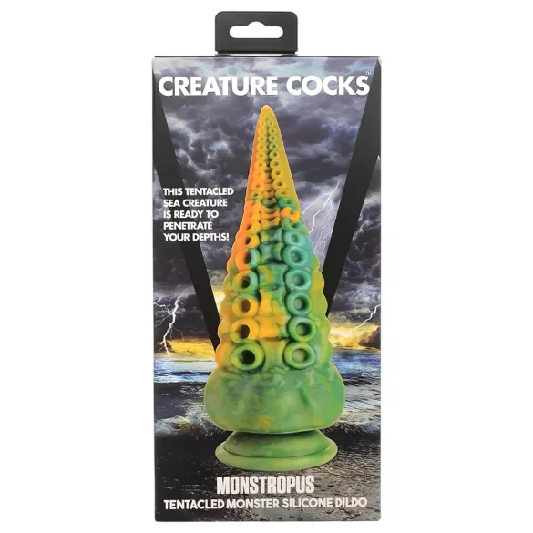 Creature Cocks Monstropus - dildo - 22 cm - gul