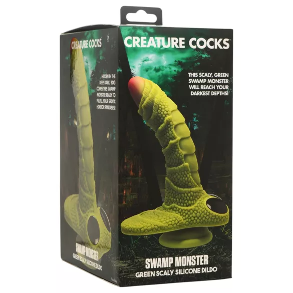 Creature Cocks - dildo med monsterform - grön