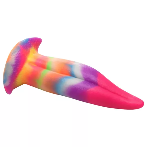 Creature Cocks - dildo med tunga - lysande silikon - 21 cm