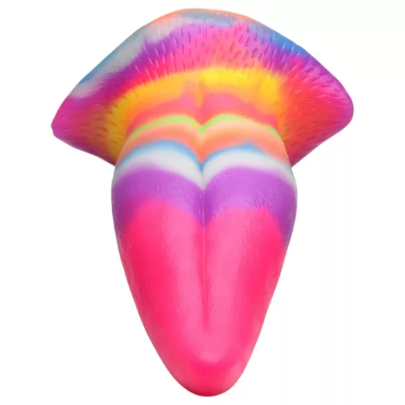 Creature Cocks - dildo med tunga - lysande silikon - 21 cm