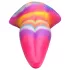 Creature Cocks - dildo med tunga - lysande silikon - 21 cm