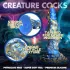 Creature Cocks Kraken - spiral dildo - bläckfiskarm - 21cm guldblå