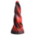 Creature Cocks Hell Kyss - Vridbar silikon dildo - 19 cm (röd)