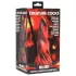 Creature Cocks Hell Kiss - dildo med spiral - silikon - 19 cm - röd