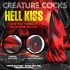 Creature Cocks Hell Kyss - Vridbar silikon dildo - 19 cm (röd)