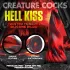 Creature Cocks Hell Kiss - dildo med spiral - silikon - 19 cm - röd