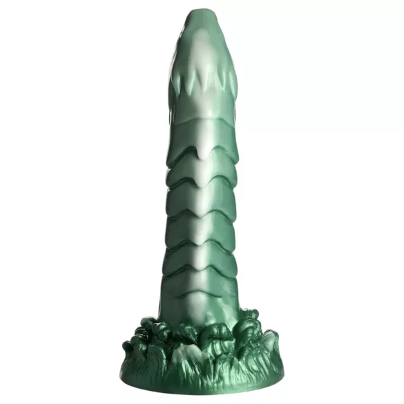 Creature Cocks - dildo med ådror - silikon - grön