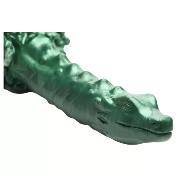 Creature Cocks - dildo med ådror - silikon - grön