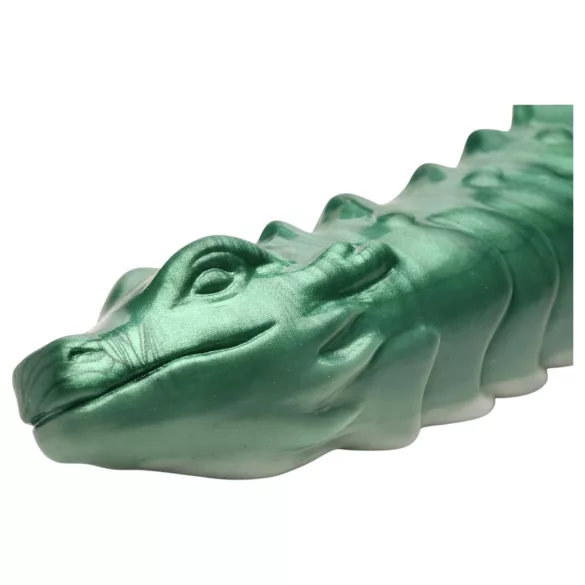 Creature Cocks - dildo med ådror - silikon - grön