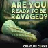 Creature Cocks - dildo av silikon - 20 cm - grön