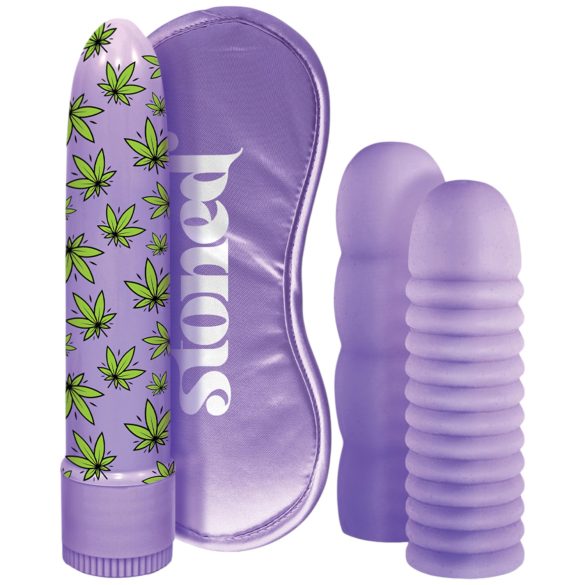Stoner Bonga Bunga - Stavvibrator Set (4 delar) - Lila