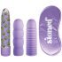 Stoner Bonga Bunga - Stavvibrator Set (4 delar) - Lila