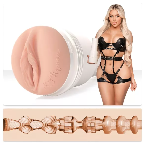 Fleshlight Kayley Gunner - realistisk vagina - naturfärg