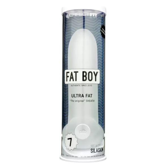 Perfect Fit - Fat Boy Original Ultra Fat - penishylsa (19 cm, vit)