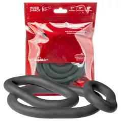 Perfect Fit - penisring set - extra tjock - svart (3-pack)
