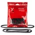 Perfect Fit - penisring set - tunn, svart silikon (3-pack)