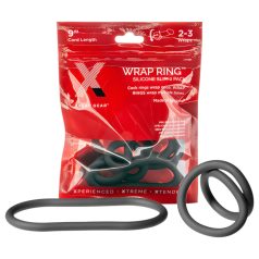 Perfect Fit - penisring smal - svart silikon 22cm