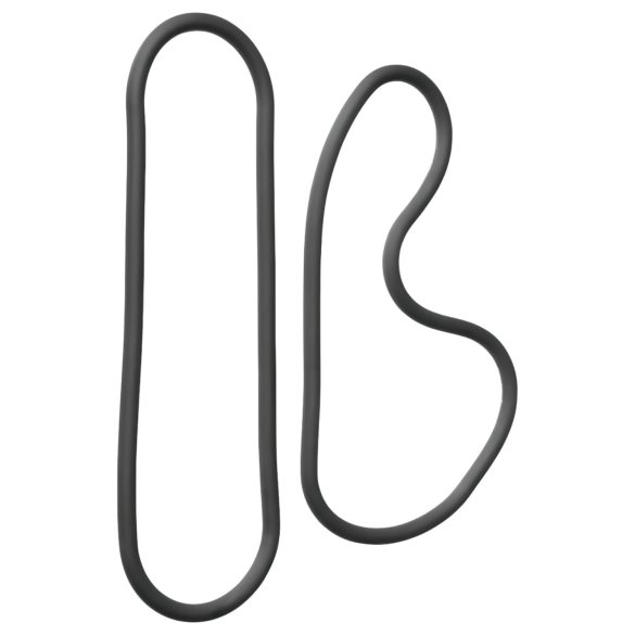 Perfect Fit Slim Wrap 15 - Tunn Penisring - Svart (38 cm)