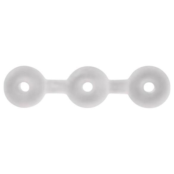 Perfect Fit Triple - penisring set - 3-pack - vit