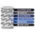 Stay Hard - penisring set - genomskinlig - 6-pack