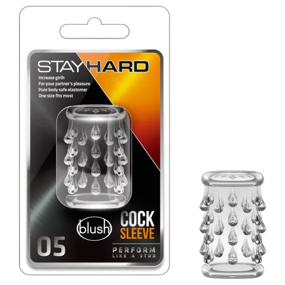 Stay Hard - penisring med kulor - transparent