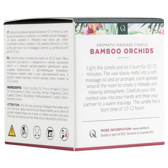 Exotiq Bambuorkidéer - massageljus (60g)