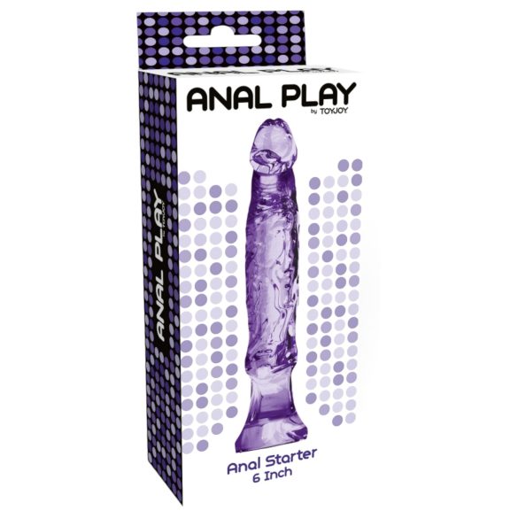 Toyjoy - analdildo nybörjare - realistisk känsla - 16cm lila
