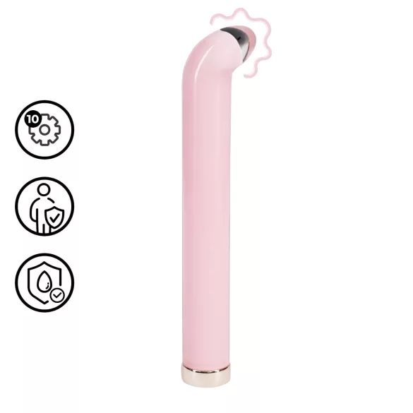 Loveline - G-punkts glasvibrator (rosa)