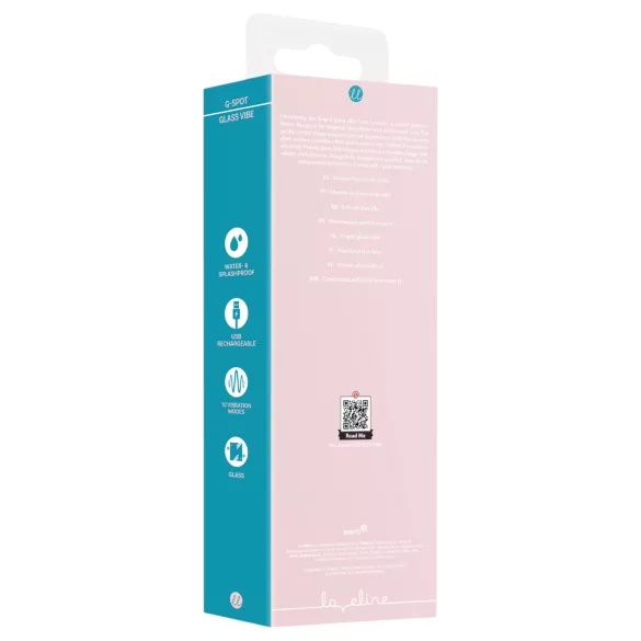 Loveline - G-punkts glasvibrator (rosa)