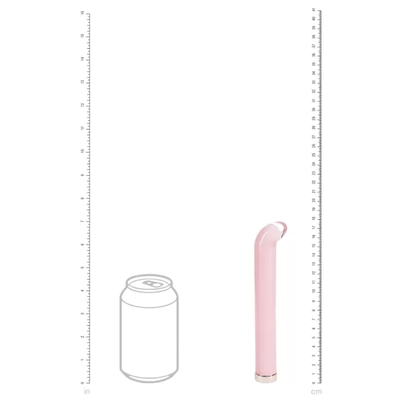 Loveline - G-punkts glasvibrator (rosa)