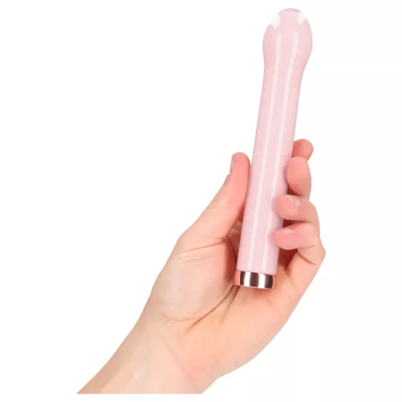 Loveline - glasvibrator med kulformat huvud (rosa)