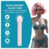 Loveline - glasvibrator med kulformat huvud (rosa)