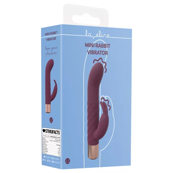 Loveline - mini kaninvibrator (röd)