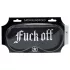 Ouch! - Satängögonmask med texten ”Fuck Off” (svart)