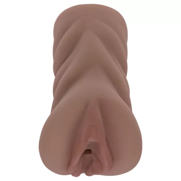 XKIN Next Door Amani - realistisk onanidocka vagina (mörk natur)