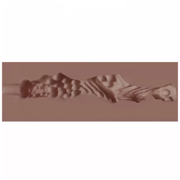 XKIN Next Door Amani - realistisk onanidocka vagina (mörk natur)