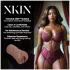 XKIN Next Door Amani - realistisk onanidocka vagina (mörk natur)