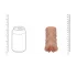 XKIN Honey Celeste - realistisk konstgjord vagina‑masturbator (naturell)