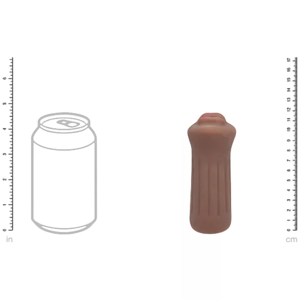 XKIN - konstgjord mun masturbator - S (mörk natur)