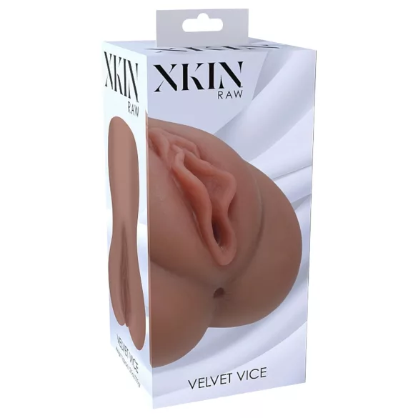 XKIN - naturtrogen konstgjord vagina - L (mörk natur)