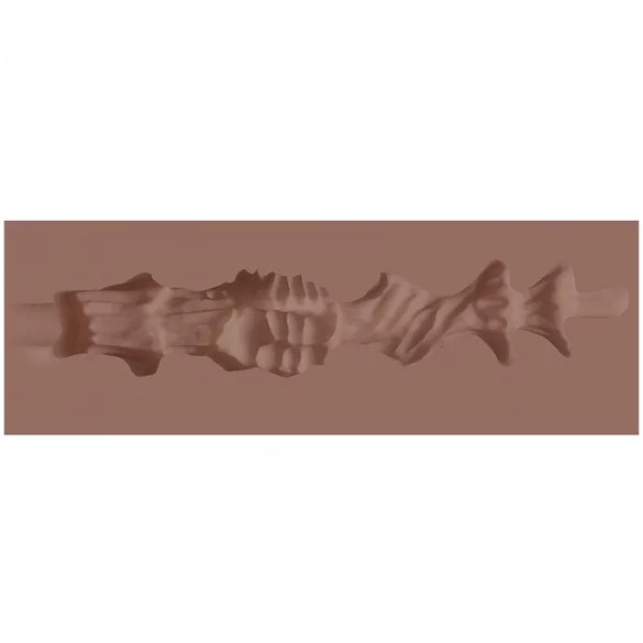 XKIN - naturtrogen konstgjord vagina - L (mörk natur)